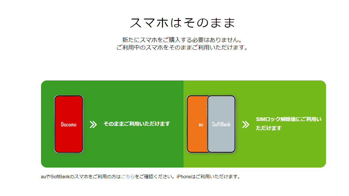 通話メインのスマホなら、日本通信SIM